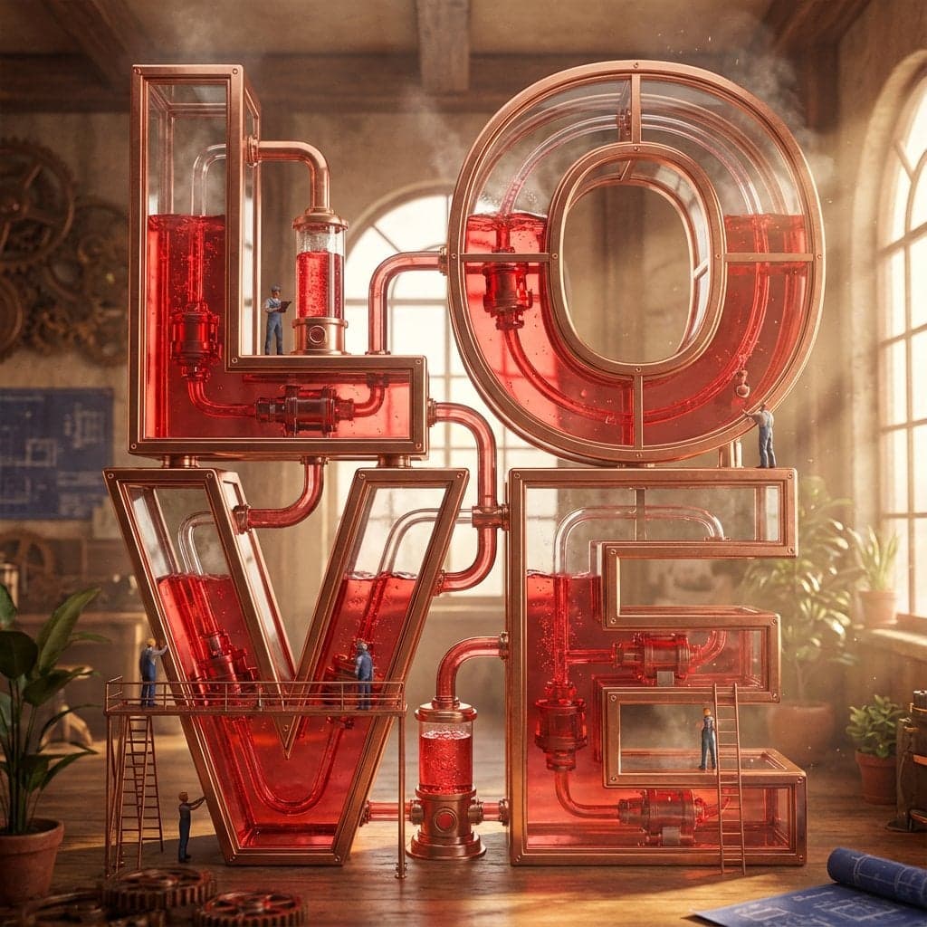 Input word or concept Act as a Conceptual Sculptor. Generate a 3D typography ren…؛ عکس ساخته‌شده با هوش مصنوعی و پرامپت فارسی در Axeto