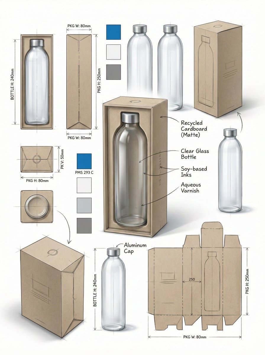 Using the attached image, create a professional industrial packaging design illu…؛ عکس ساخته‌شده با هوش مصنوعی و پرامپت فارسی در Axeto