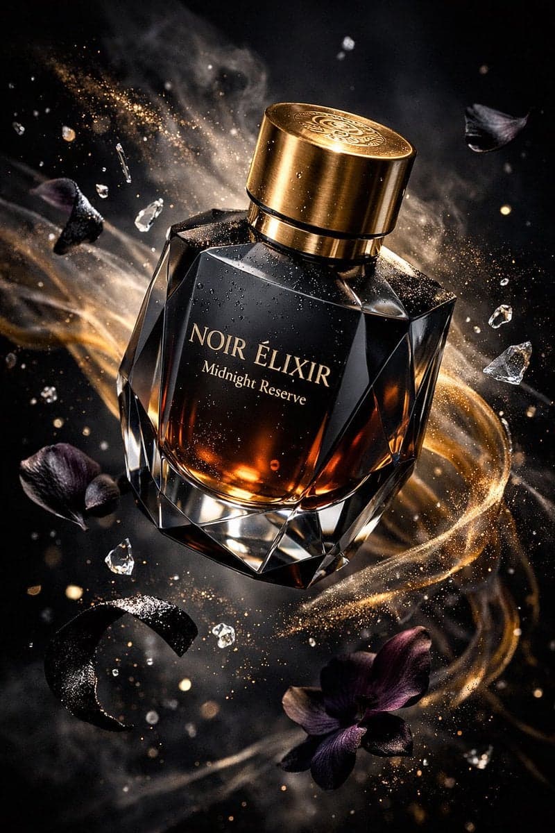 عطر لوکس: عکاسی سینمایی محصول؛ محتوای مرتبط هوش مصنوعی در Axeto