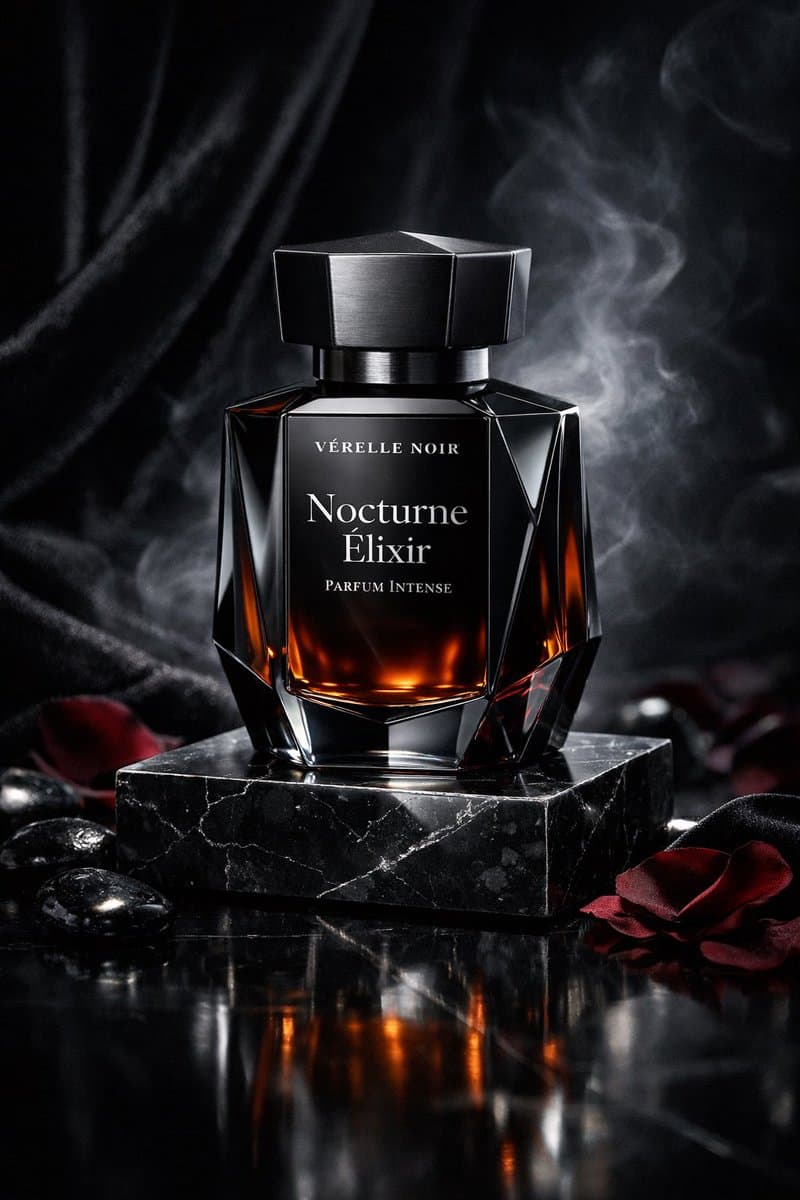 Master Prompt: Scene Type: ultra-realistic luxury perfume commercial photography…؛ عکس ساخته‌شده با هوش مصنوعی و پرامپت فارسی در Axeto