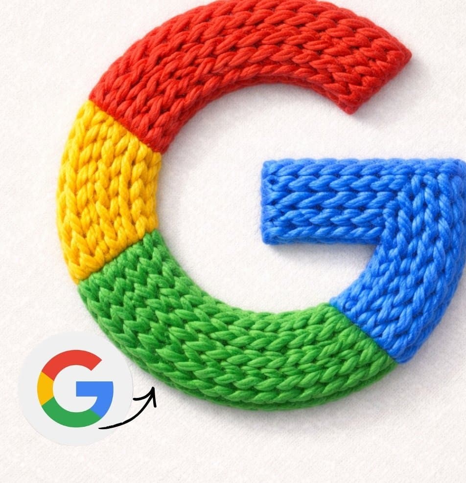Instagram logo made from thick knitted wool yarn, handcrafted textile design, so…؛ عکس ساخته‌شده با هوش مصنوعی و پرامپت فارسی در Axeto