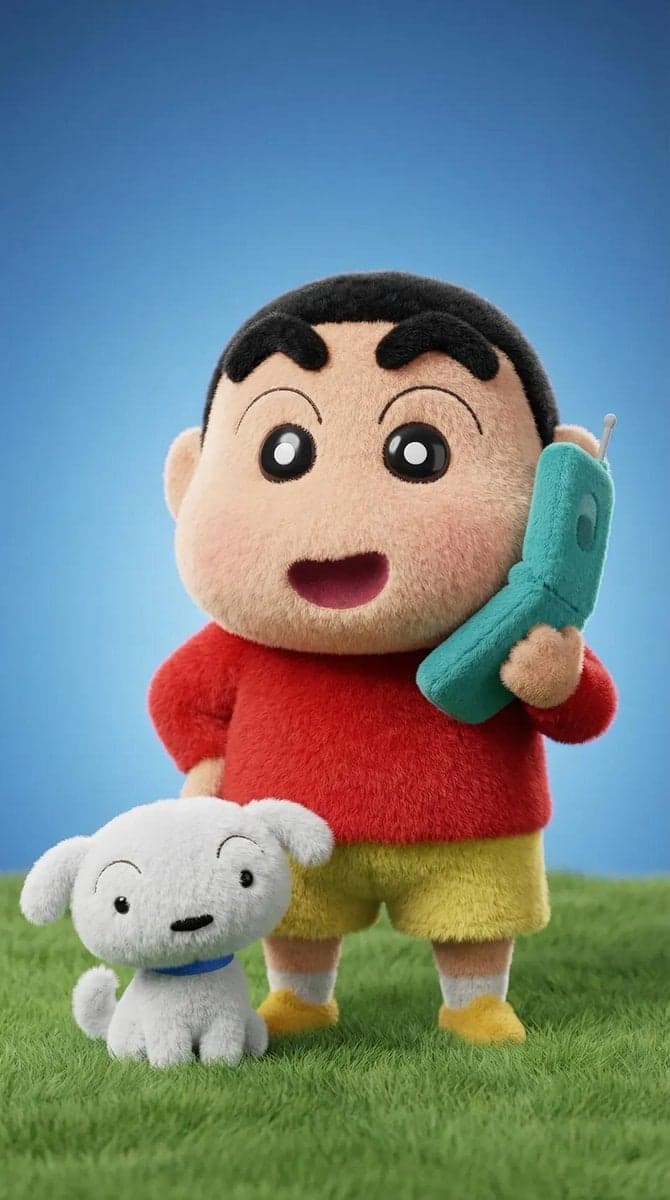 Ultra-detailed 3D plush cartoon character, inspired by classic animated TV style…؛ عکس ساخته‌شده با هوش مصنوعی و پرامپت فارسی در Axeto