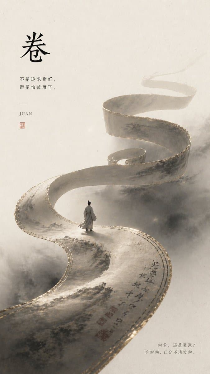 Neo-Chinese minimalism, restrained, negative space, poetic storytelling, luxury …؛ عکس ساخته‌شده با هوش مصنوعی و پرامپت فارسی در Axeto