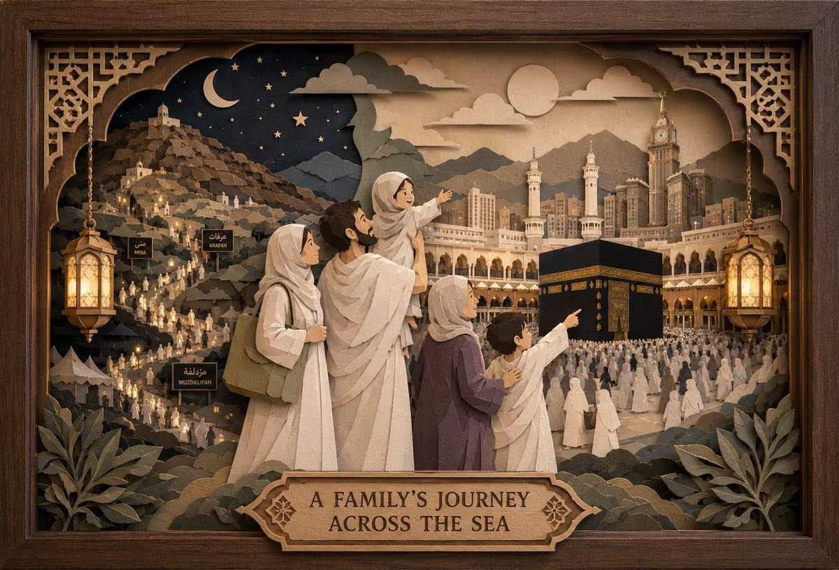 This scene is a meticulously crafted, multi-layered paper-cut diorama presented …؛ عکس ساخته‌شده با هوش مصنوعی و پرامپت فارسی در Axeto