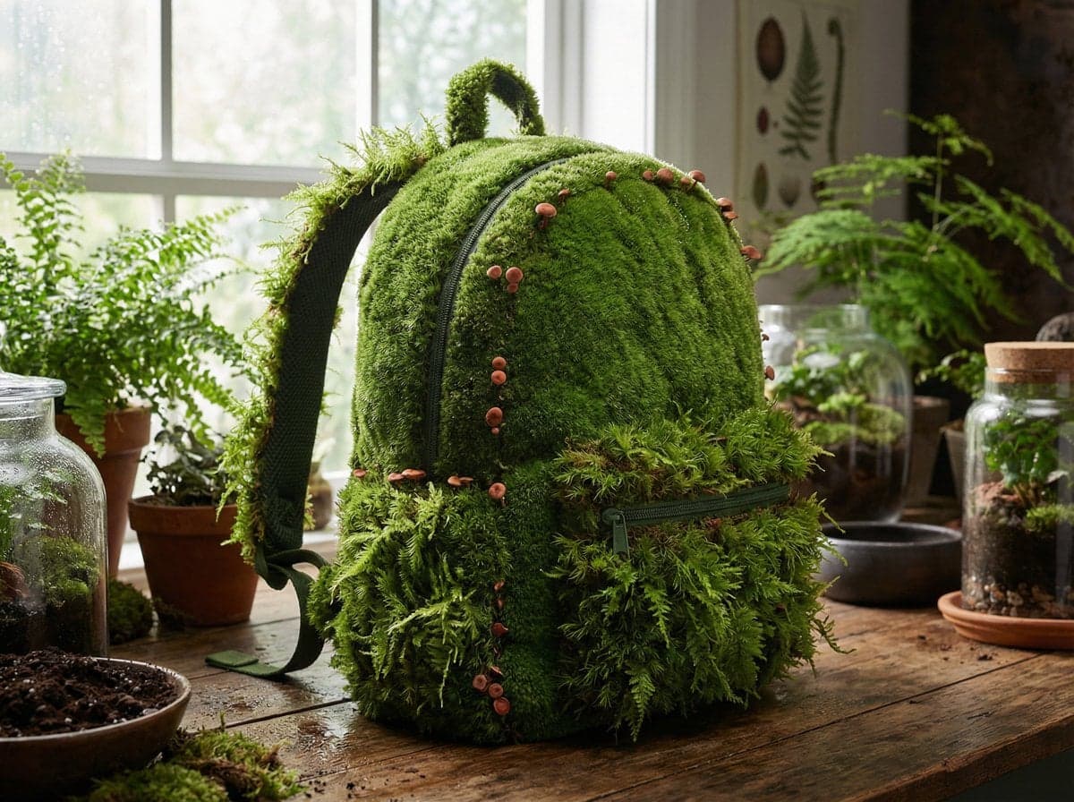 A [PRODUCT] rendered as if entirely grown from living moss, perfectly maintainin…؛ عکس ساخته‌شده با هوش مصنوعی و پرامپت فارسی در Axeto