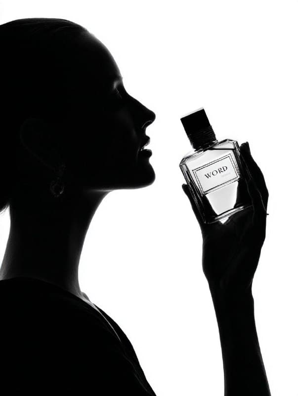 عکاسی محصول: بطری عطر با مدل؛ محتوای مرتبط هوش مصنوعی در Axeto