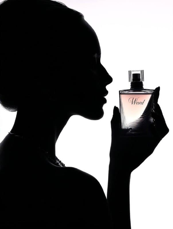 عکاسی محصول: بطری عطر با مدل؛ محتوای مرتبط هوش مصنوعی در Axeto