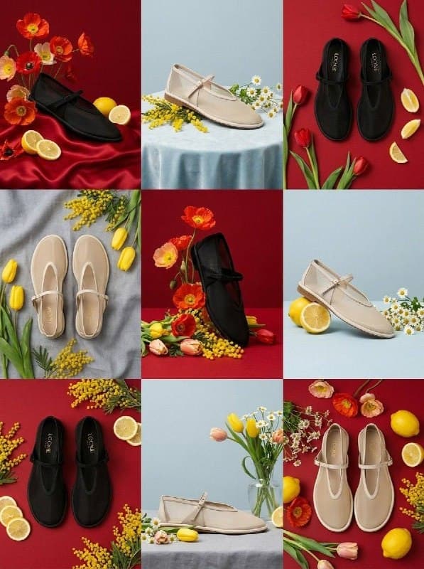 A creative editorial 3x3 photo grid fashion and accessories campaign. Alternatin…؛ محتوای مرتبط هوش مصنوعی در Axeto