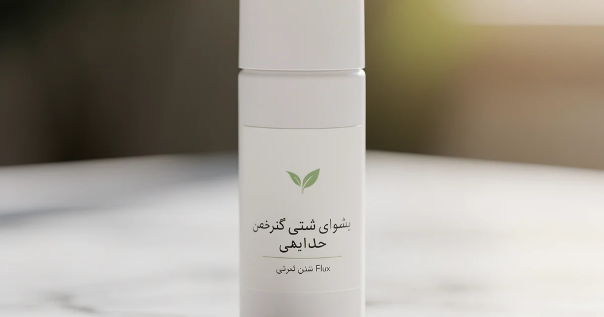 تصویر محصول آرایشی ارگانیک تولید شده با Flux