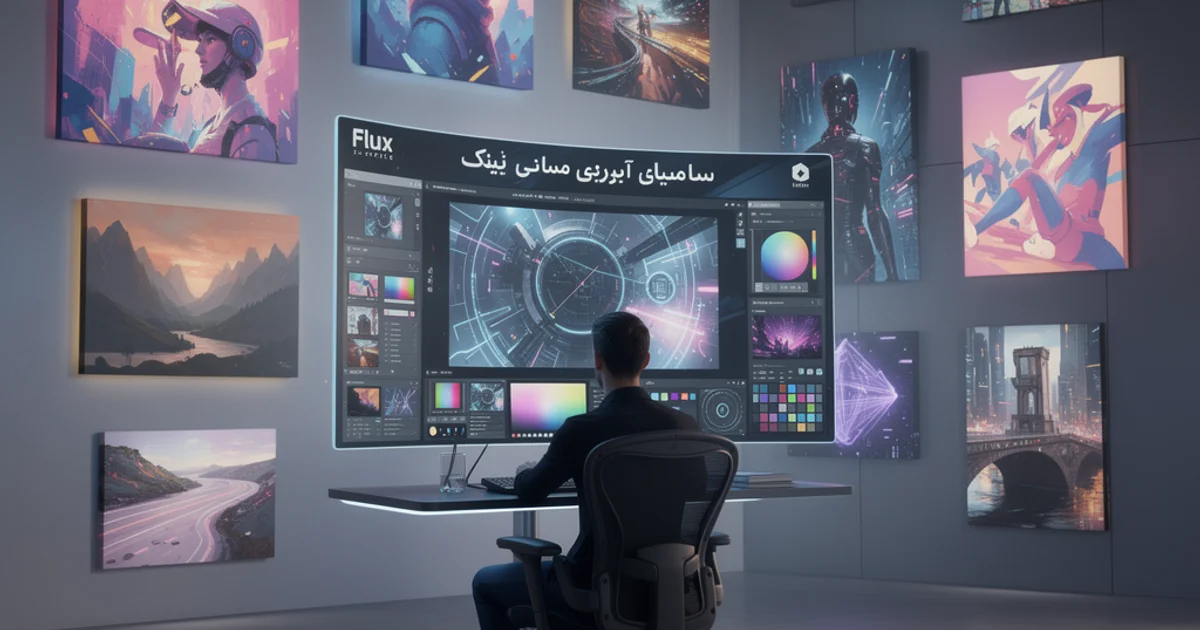 نمودار جریان کار Flux AI