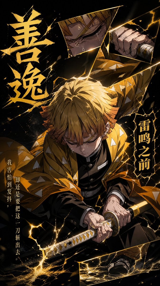 پوستر انیمه احساسی با تکه‌های هنری؛ محتوای مرتبط هوش مصنوعی در Pixori